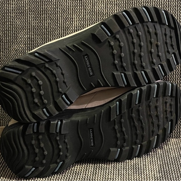 Lands' End Beige Quilted Zip Athletic Shoes - Picture 7 of 14